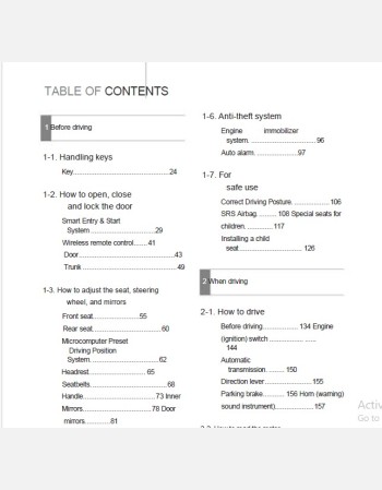 toyota crown 2010-2011 owners manual in english